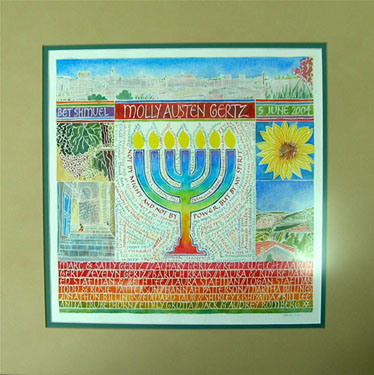 Molly's gift: montage of Israel