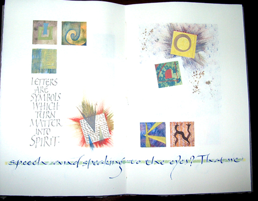 Letters|Words|Books Book fourth opening